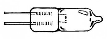 Sokkel G4 halogen, 10W, 12V (2 stk)
