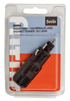 Sigarettennerplugg for 12V
